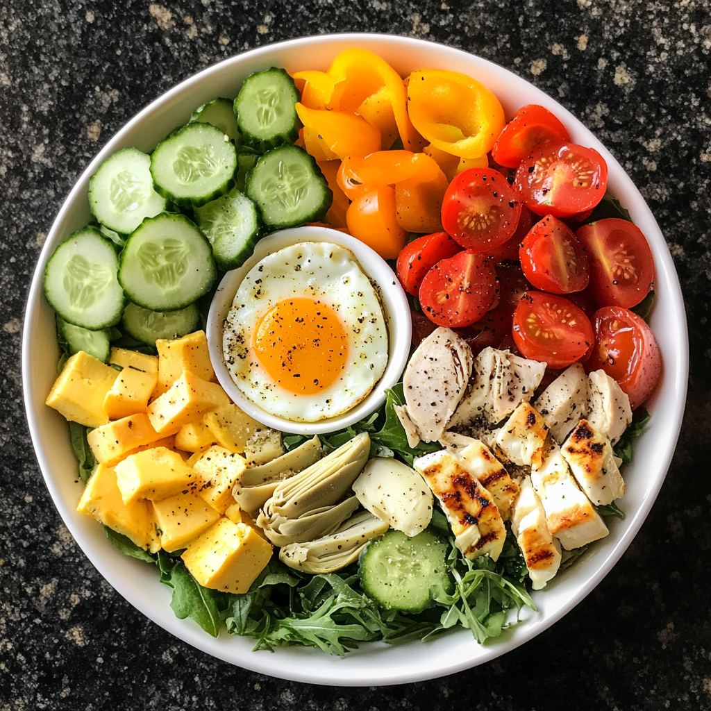 Salade Taco Cétogène – Pauvre en Glucides, Riche en Saveurs