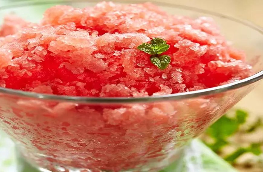 Granité de fruits au Thermomix