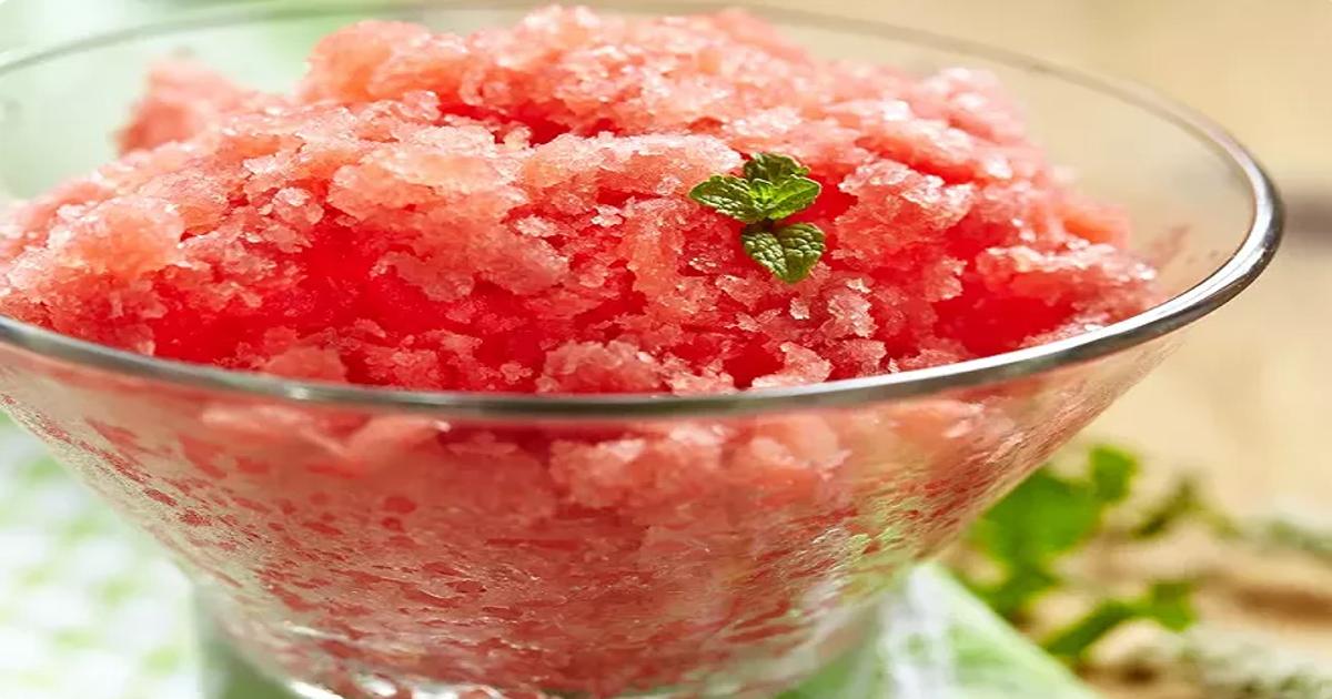 Granité de fruits au Thermomix