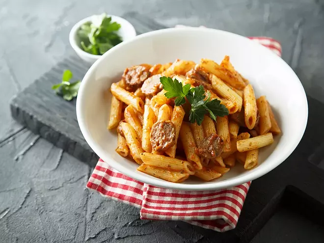 Pâtes au Chorizo et aux Poivrons