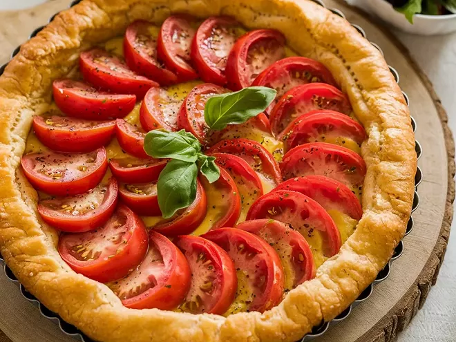 Tarte à la moutarde express